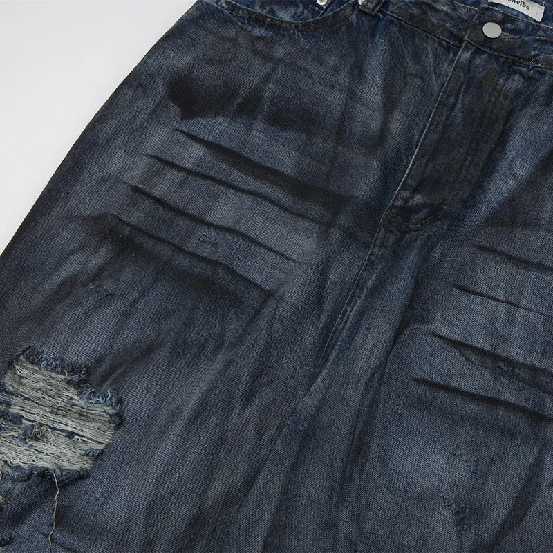 Ties Distressed Denim.