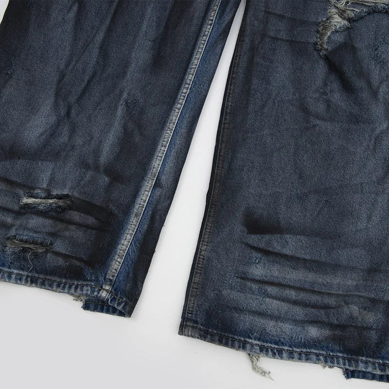 Ties Distressed Denim.