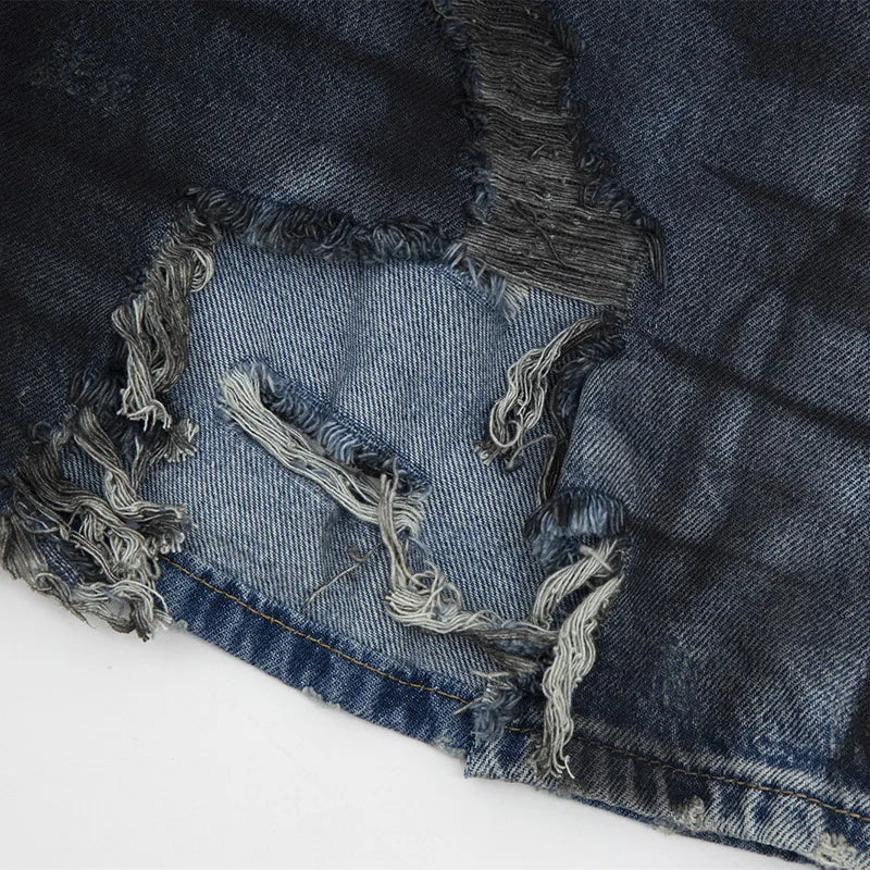 Ties Distressed Denim.